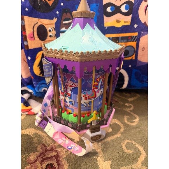 Disney Accessories - Disney Parks 2025 Prince Charming Carousel Joey Chou Popcorn Bucket Light Music